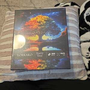 Tree of Life Flower Puzzle for Adults 1000 Pieces, Fantasy Floral Tree Jigsaw Pu